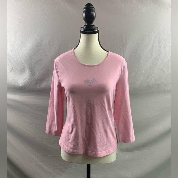 Escada Tops - Escada 3/4 sleeve T Shirt.